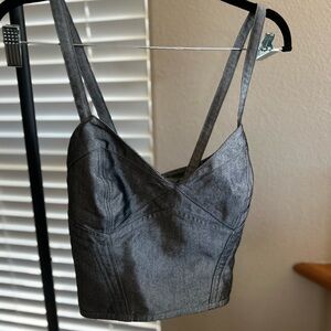 Rag and Bone Bustier, Size 8, NWT, Charcoal Color